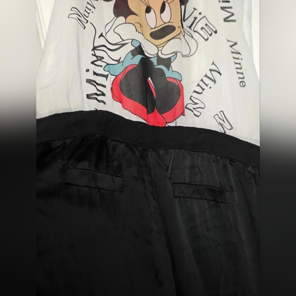 Minni Mouse Women's Black and White Jumpsuit - Picture 5 of 9
